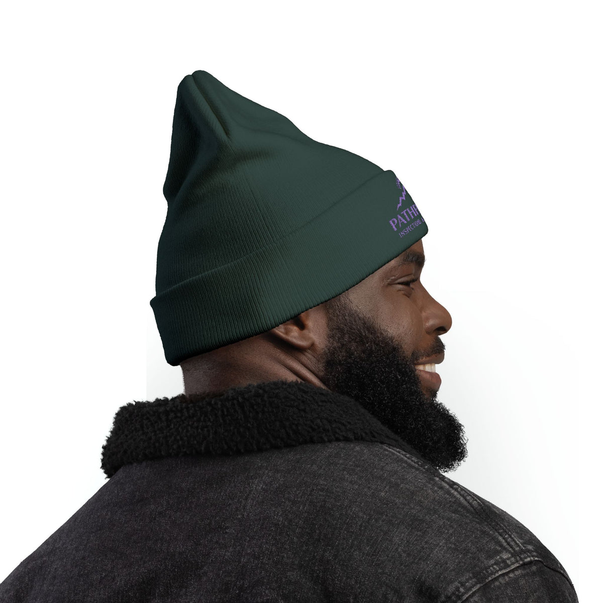 Pathfinder Embroidered Knit Beanie — Outdoor Workwear Cold-Weather Hat