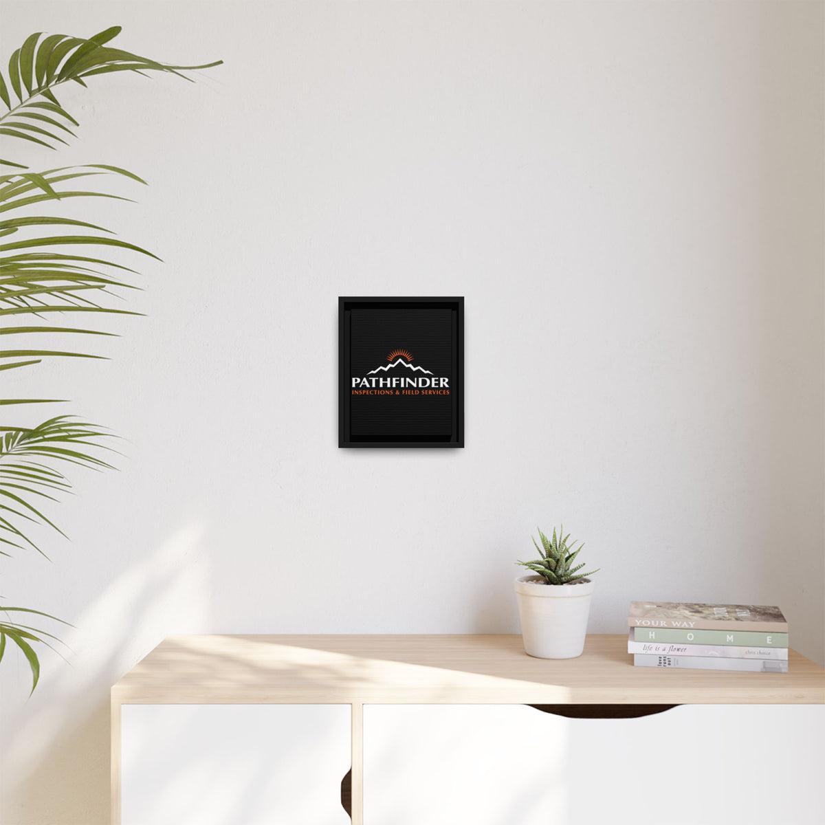 Pathfinder Inspections & Field Services Framed Canvas Wall Art
