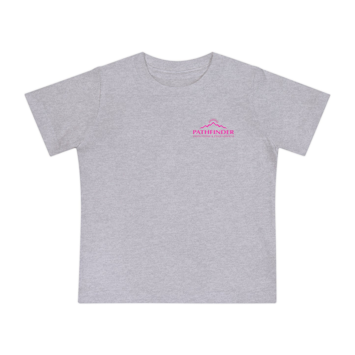 Baby T-Shirt — Pink Ribbon Punisher Skull "American Oil on American Soil"