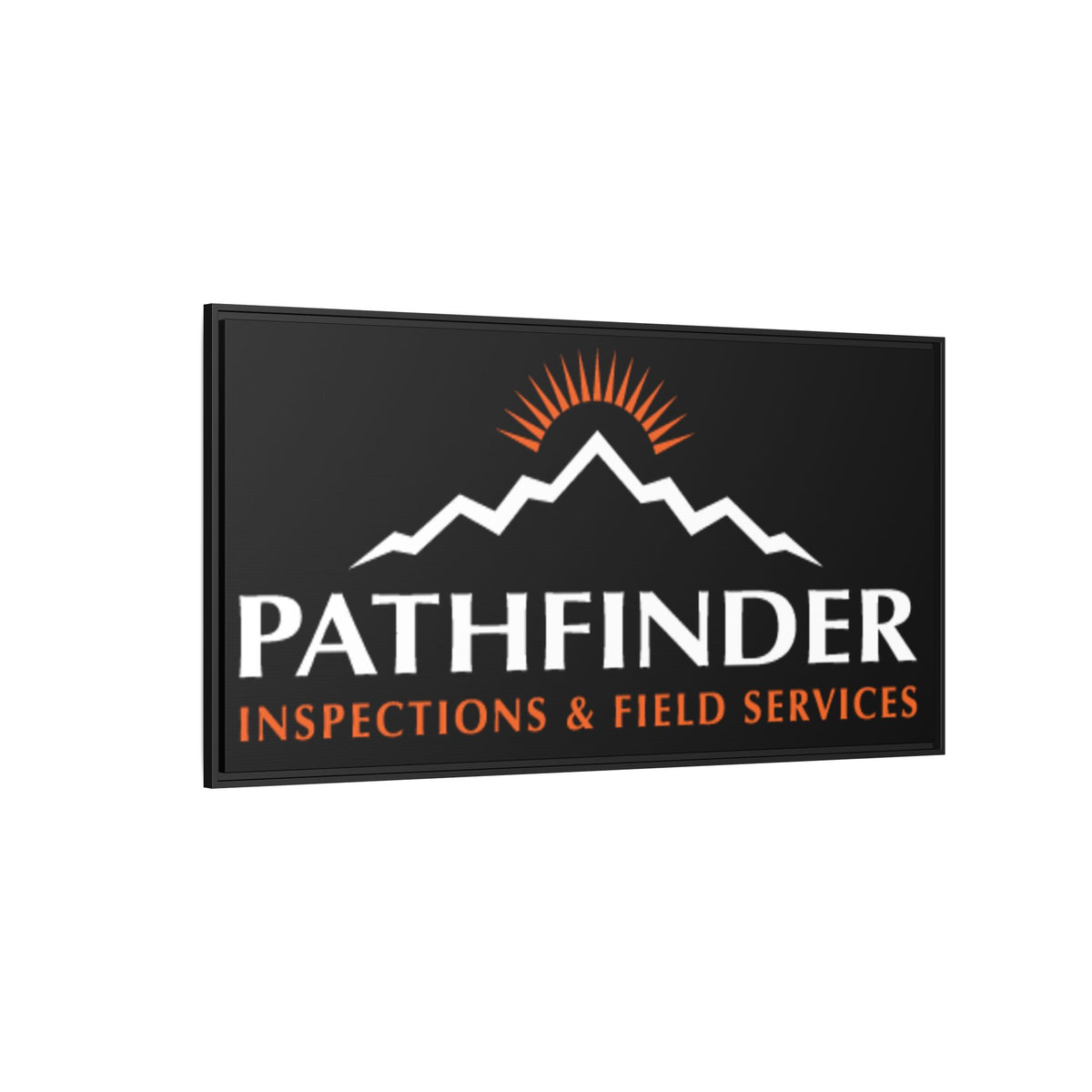 Pathfinder Inspections & Field Services Framed Canvas Wall Art