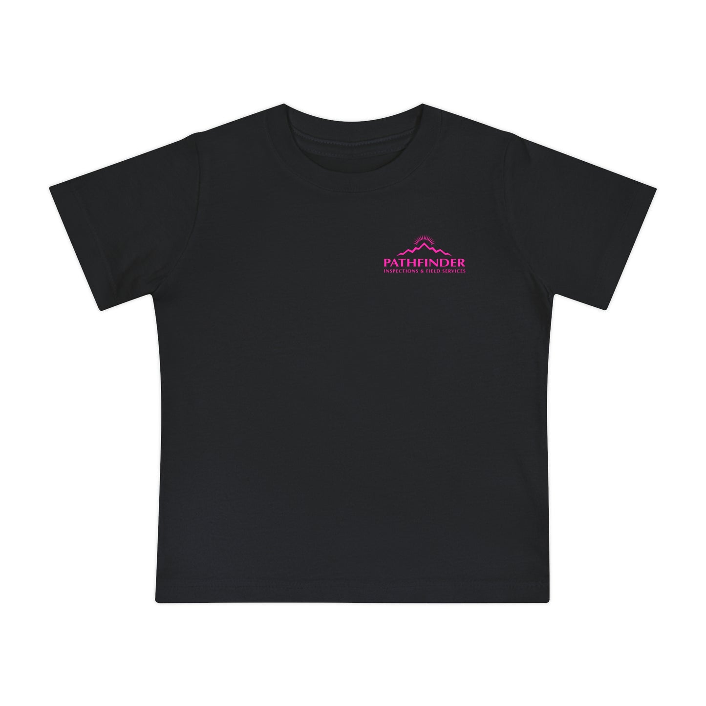 Baby T-Shirt — Pink Ribbon Punisher Skull "American Oil on American Soil"