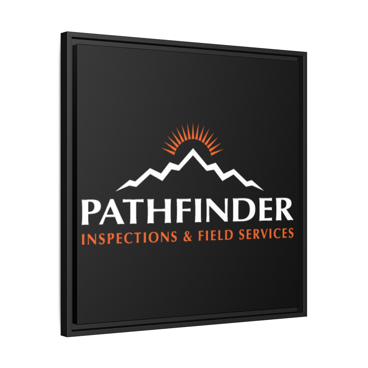 Pathfinder Inspections & Field Services Framed Canvas Wall Art