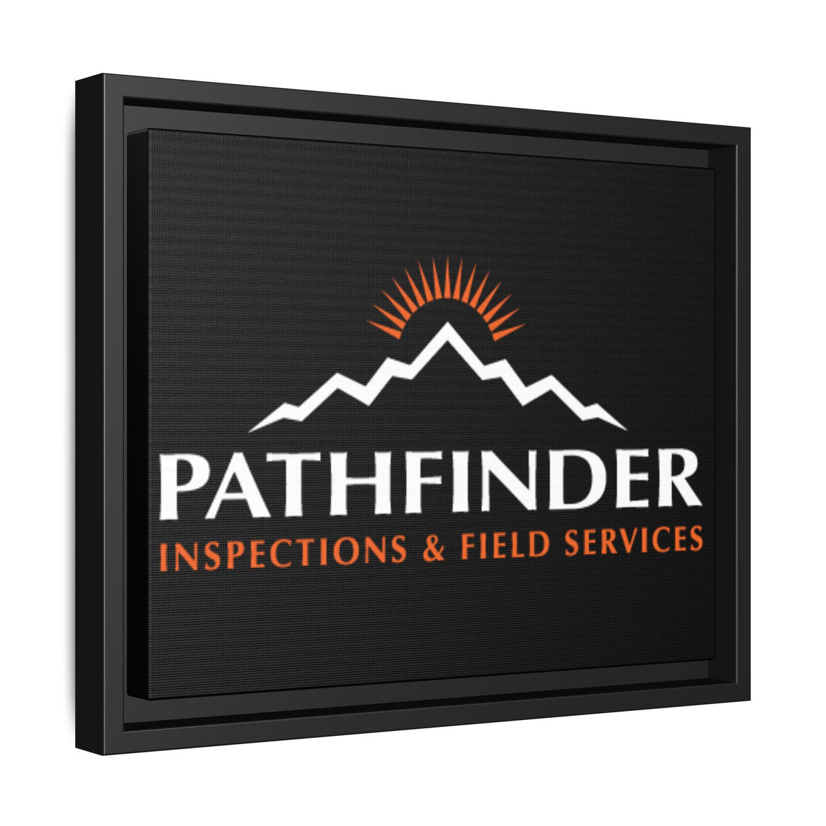 Pathfinder Inspections & Field Services Framed Canvas Wall Art