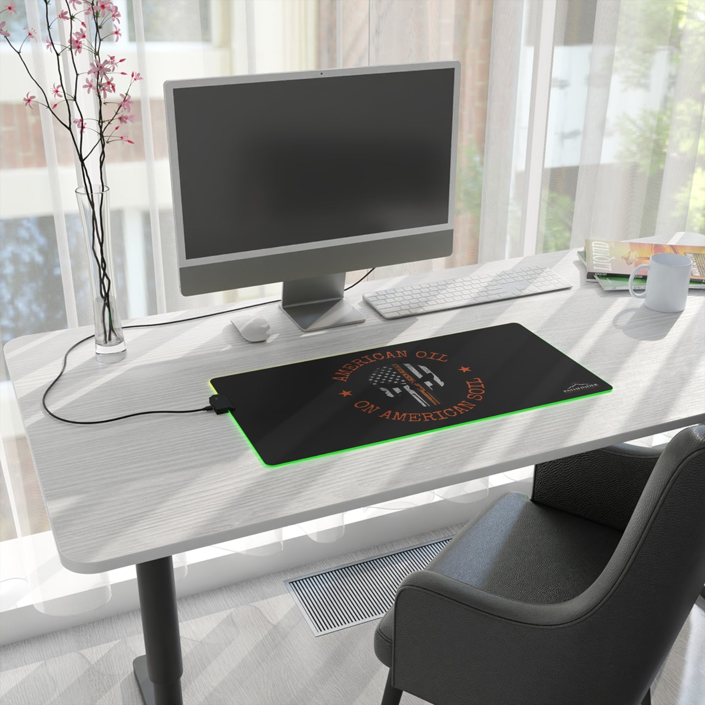 Pathfinder LED Gaming Mouse Pad RGB Desk Mat