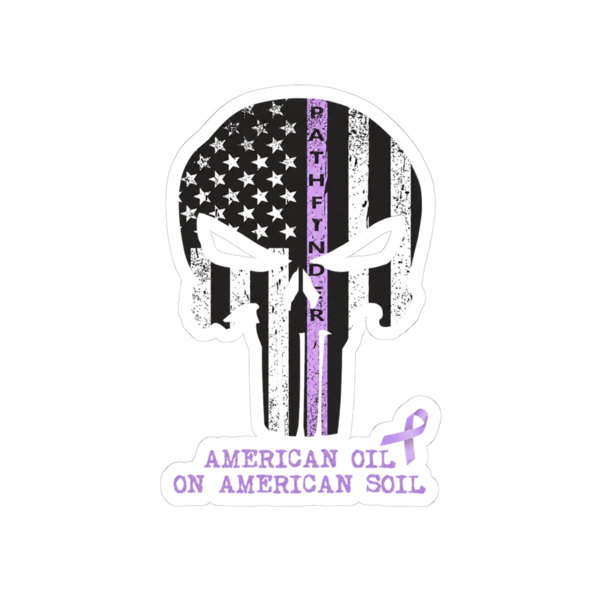 Sticker — "American Oil on American Soil" Vinyl Kiss-Cut