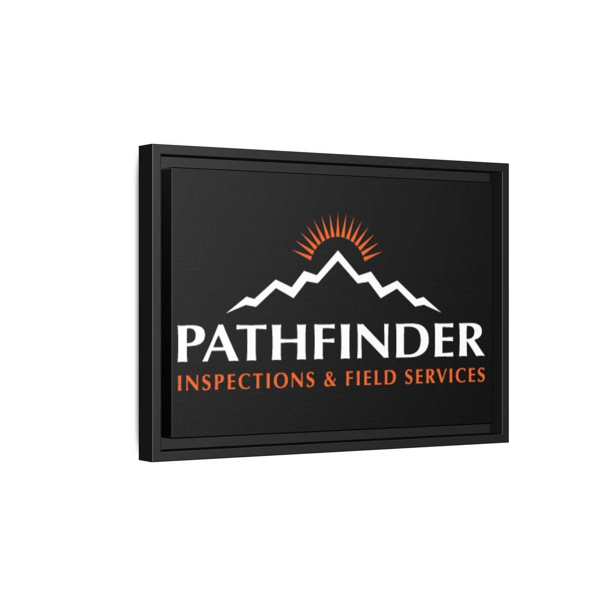Pathfinder Inspections & Field Services Framed Canvas Wall Art