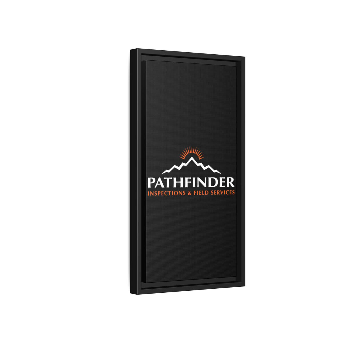 Pathfinder Inspections & Field Services Framed Canvas Wall Art