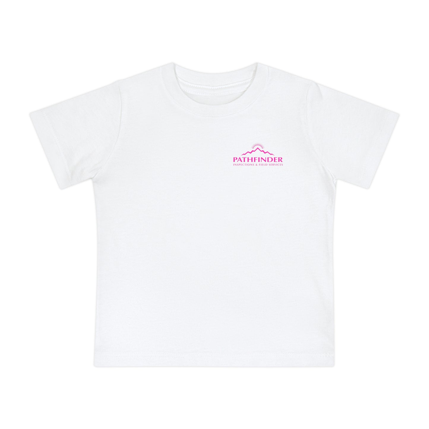 Baby T-Shirt — Pink Ribbon Punisher Skull "American Oil on American Soil"