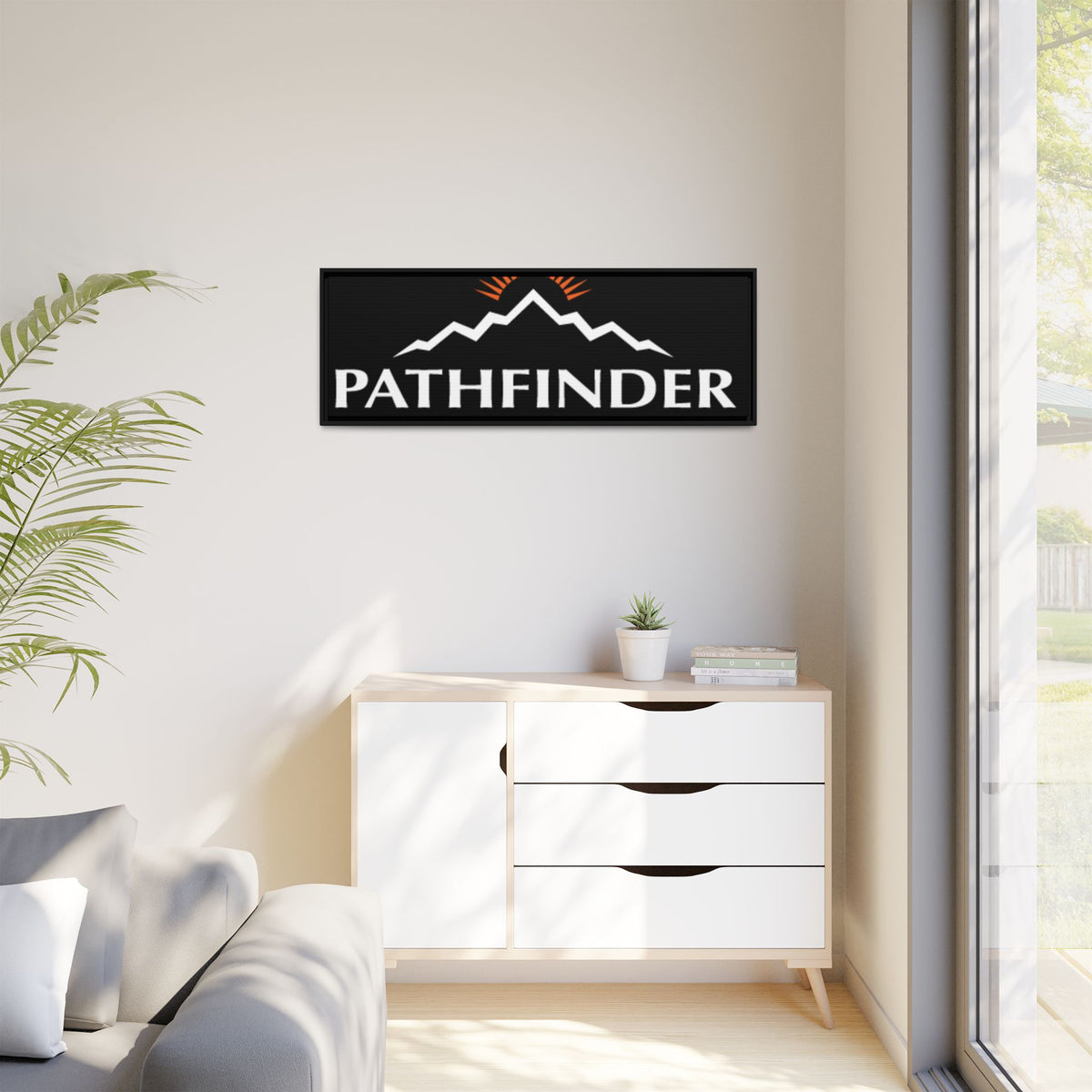 Pathfinder Inspections & Field Services Framed Canvas Wall Art