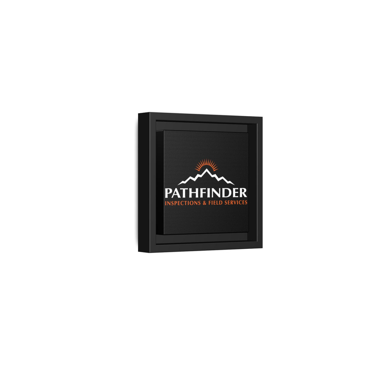 Pathfinder Inspections & Field Services Framed Canvas Wall Art