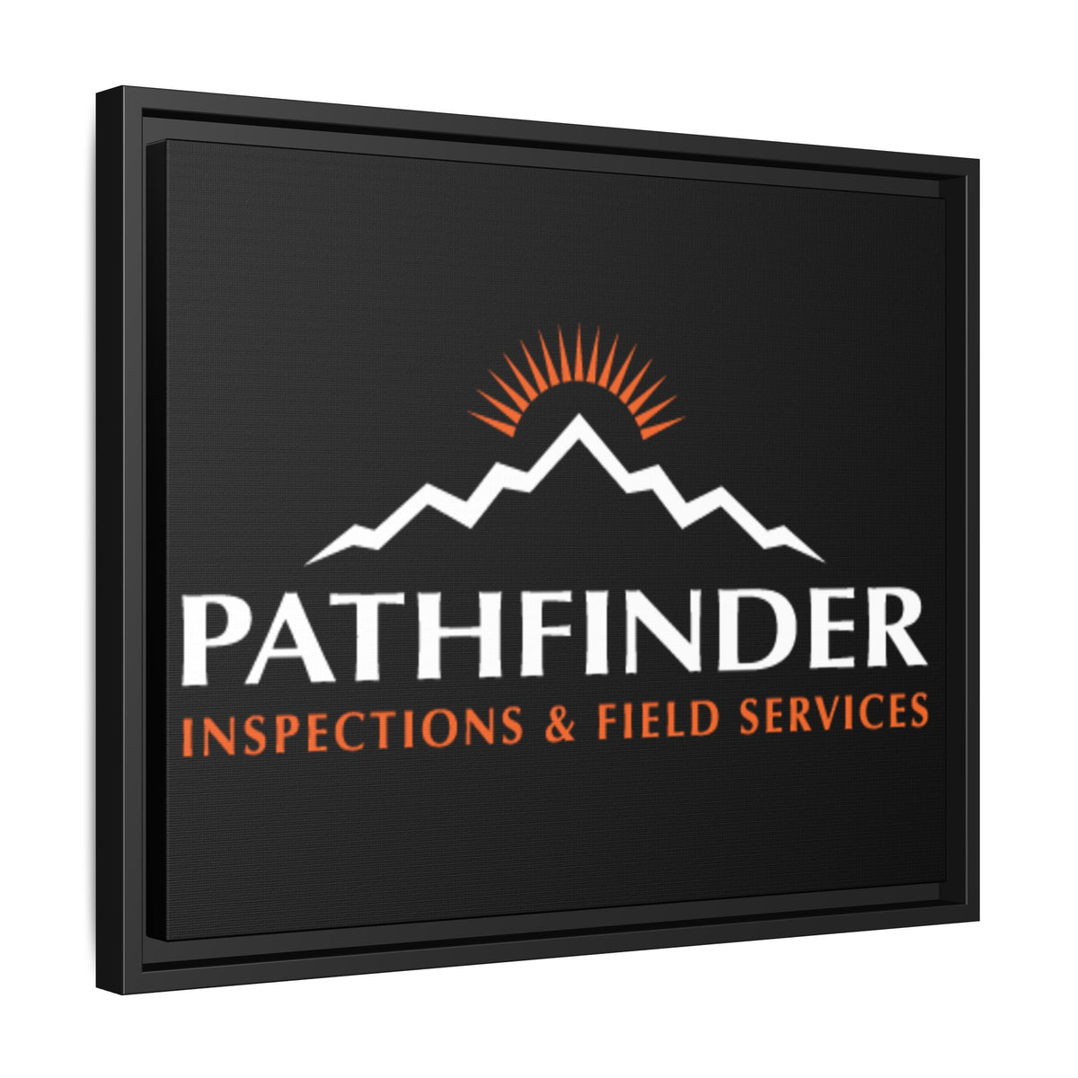 Pathfinder Inspections & Field Services Framed Canvas Wall Art