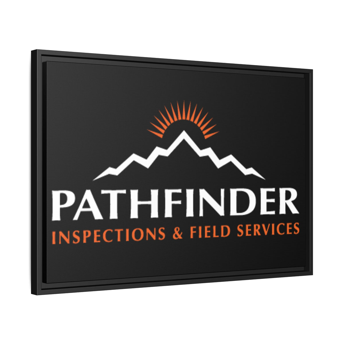 Pathfinder Inspections & Field Services Framed Canvas Wall Art