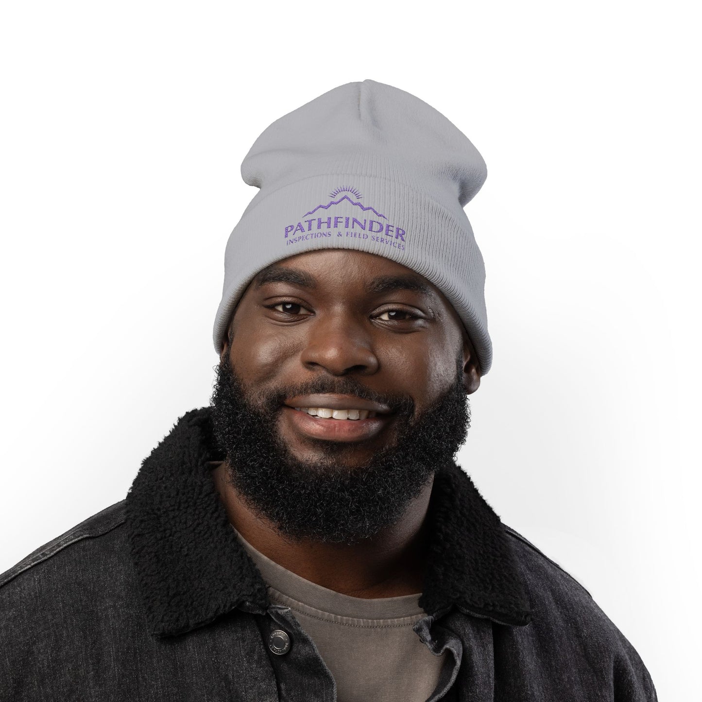 Pathfinder Embroidered Knit Beanie — Outdoor Workwear Cold-Weather Hat