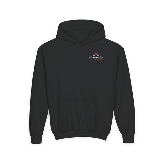 Youth Hoodie — American Oil Skull Flag Design ("American Oil on American Soil")
