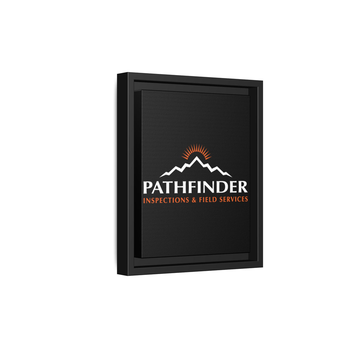 Pathfinder Inspections & Field Services Framed Canvas Wall Art
