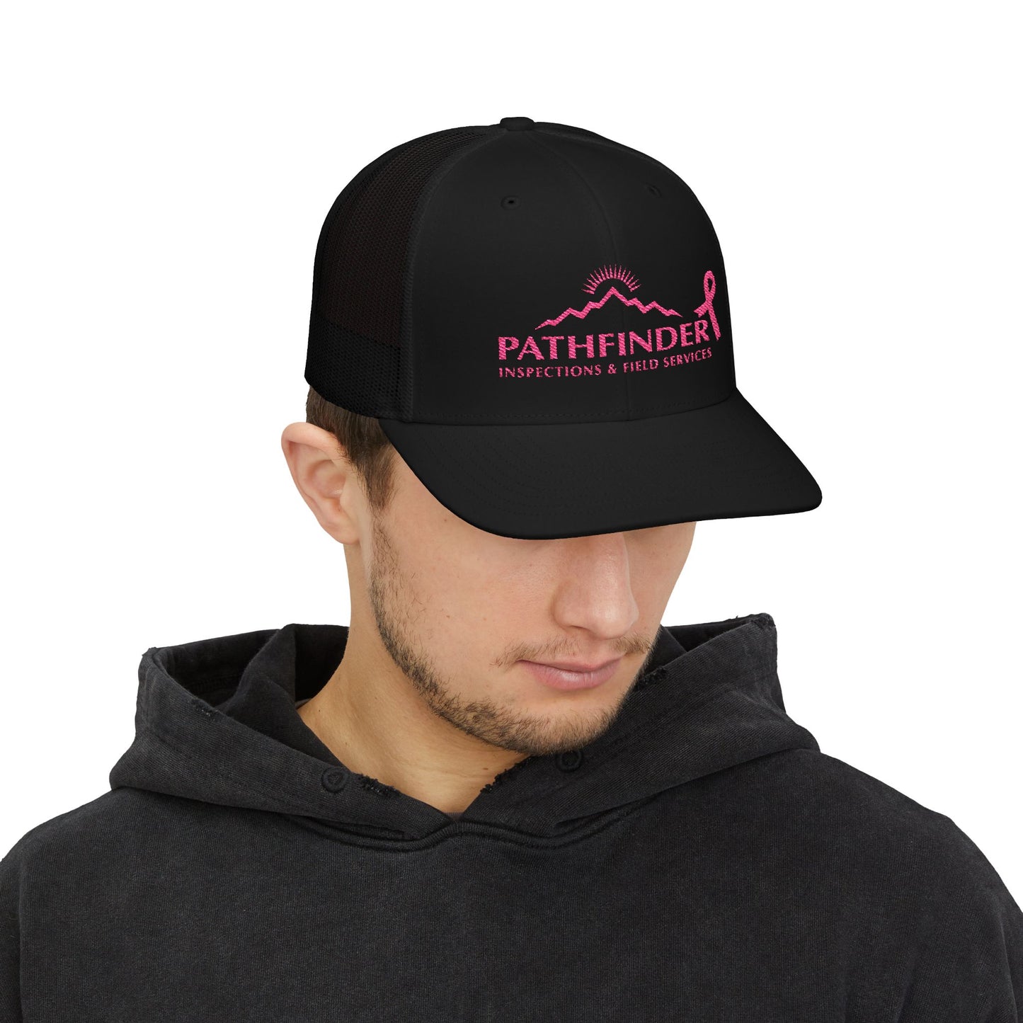 Pathfinder Pink Ribbon Trucker Cap