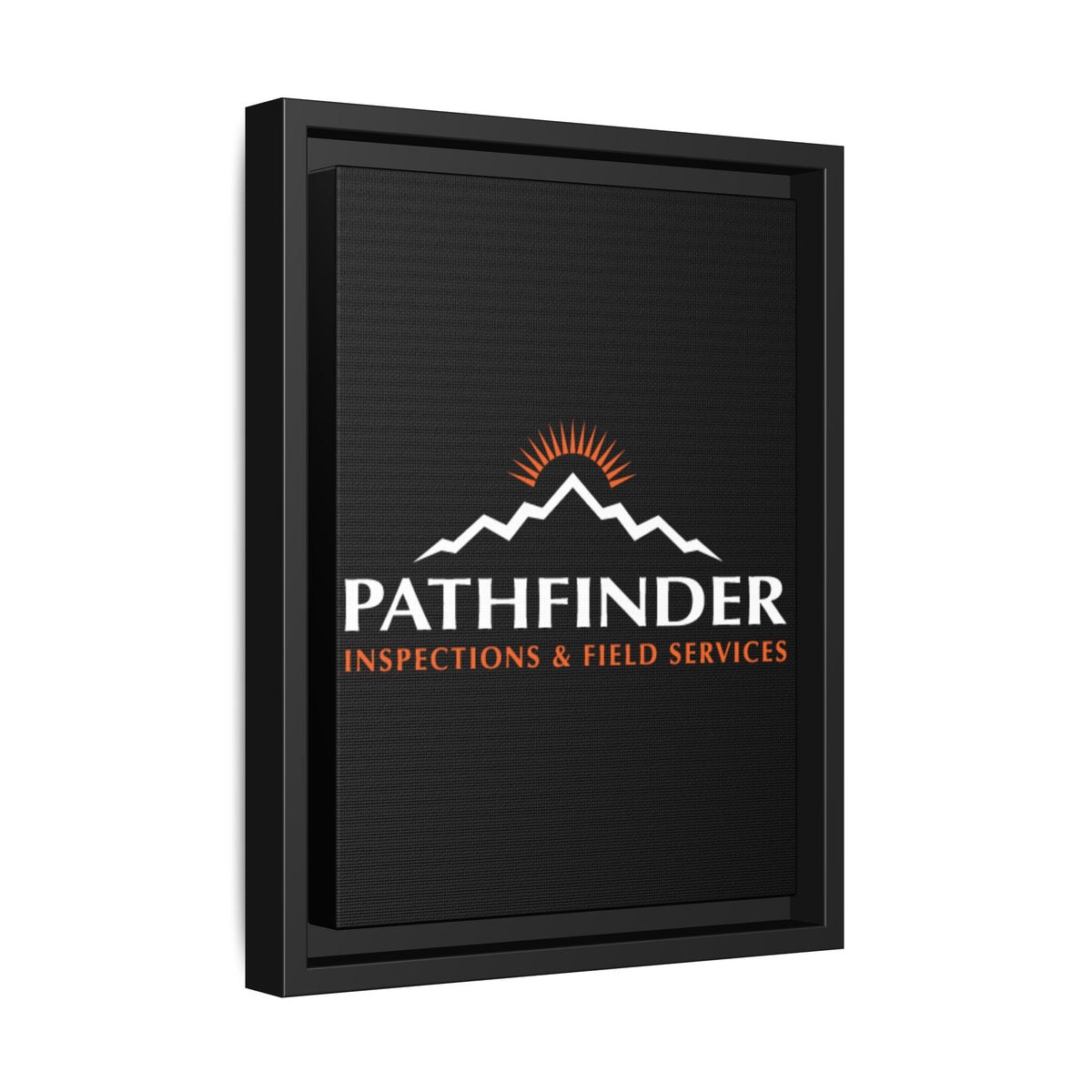 Pathfinder Inspections & Field Services Framed Canvas Wall Art