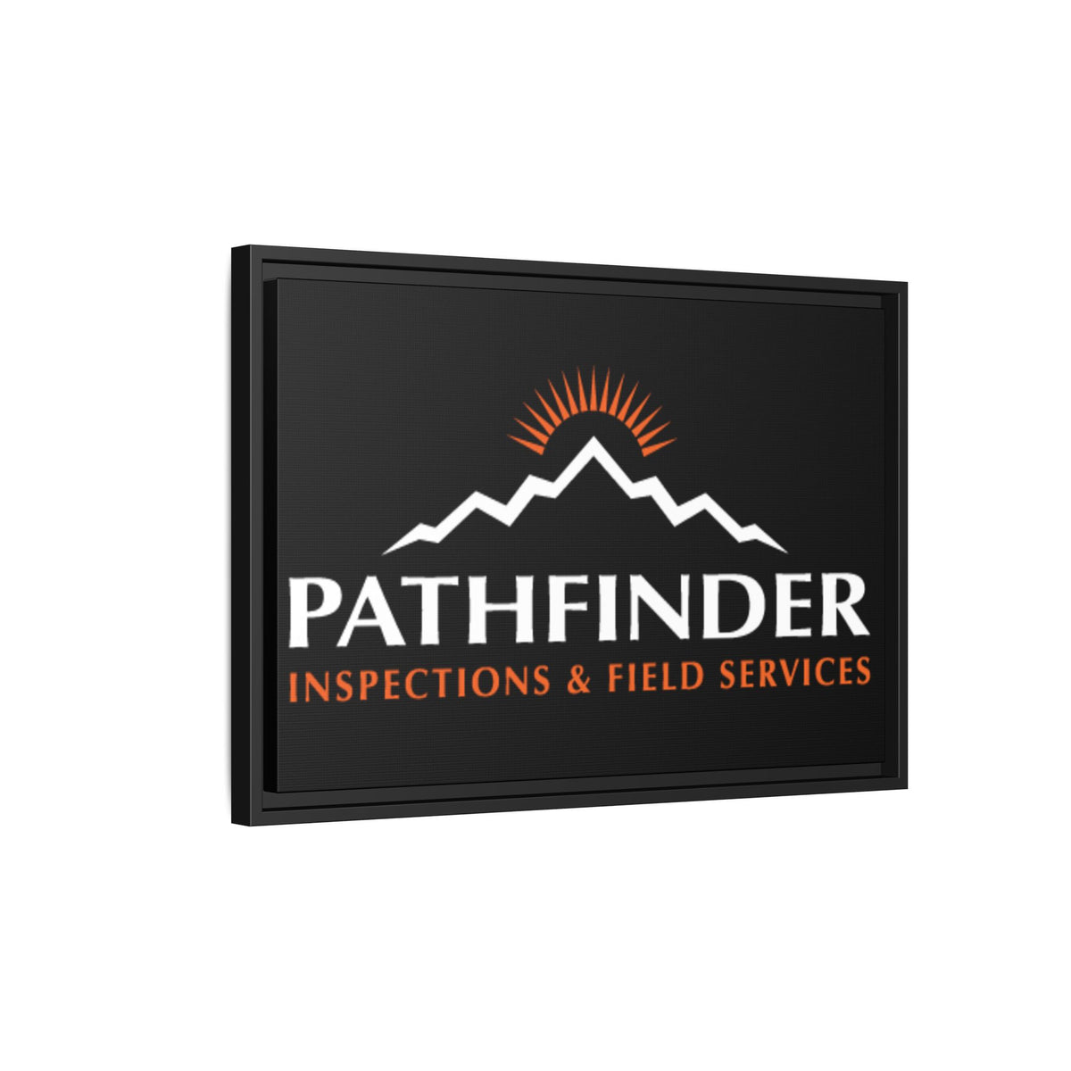 Pathfinder Inspections & Field Services Framed Canvas Wall Art