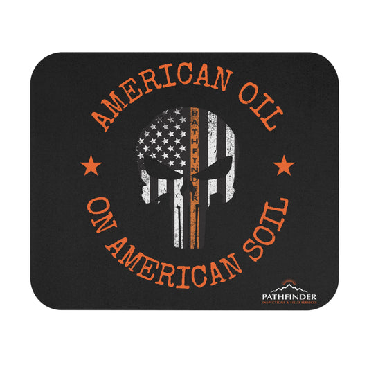 American Oil On American Soil Skull Mouse Pad