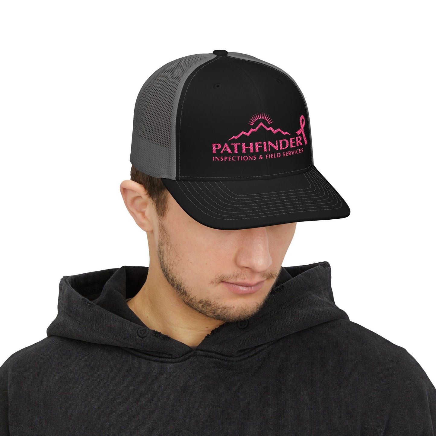 Pathfinder Pink Ribbon Trucker Cap