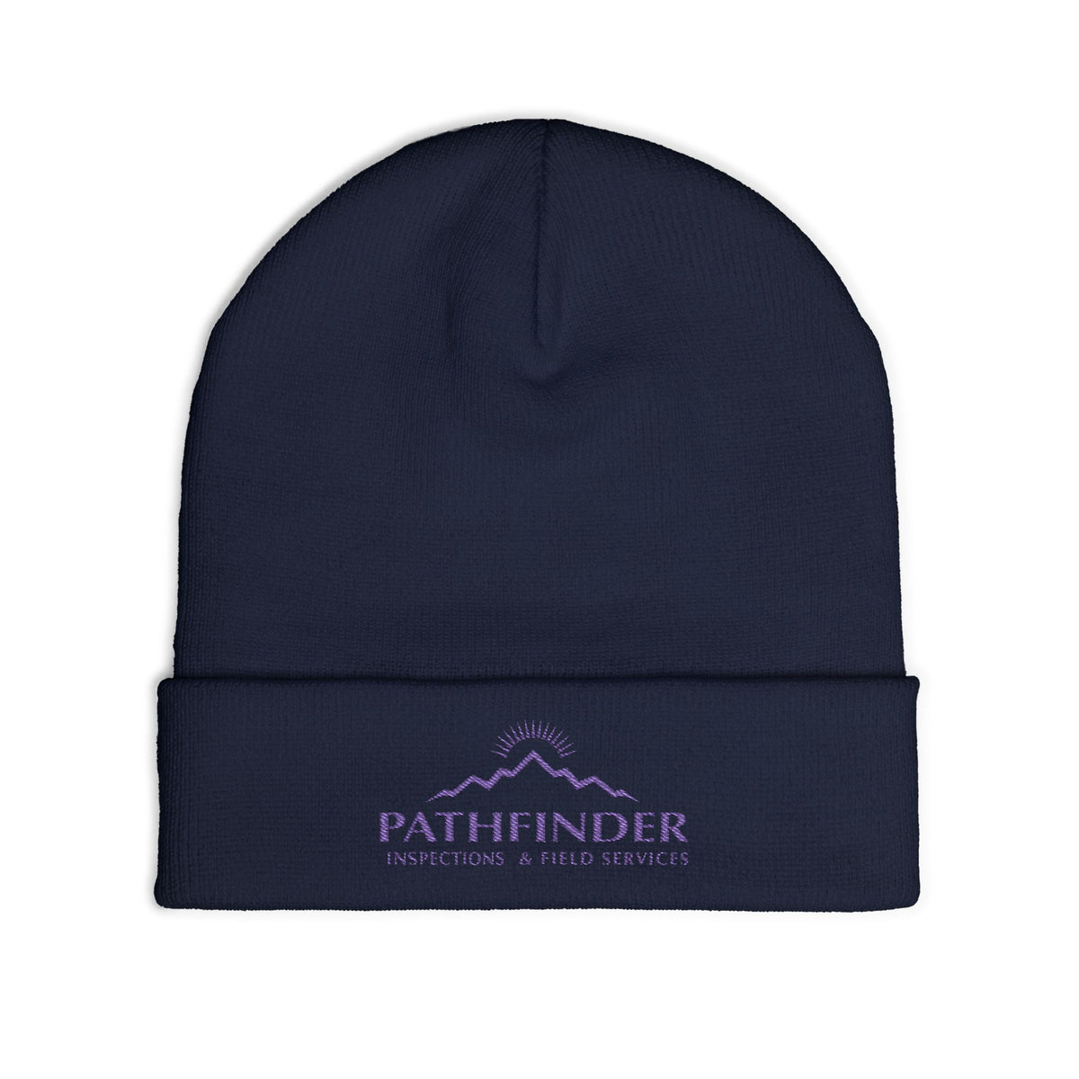 Pathfinder Embroidered Knit Beanie — Outdoor Workwear Cold-Weather Hat