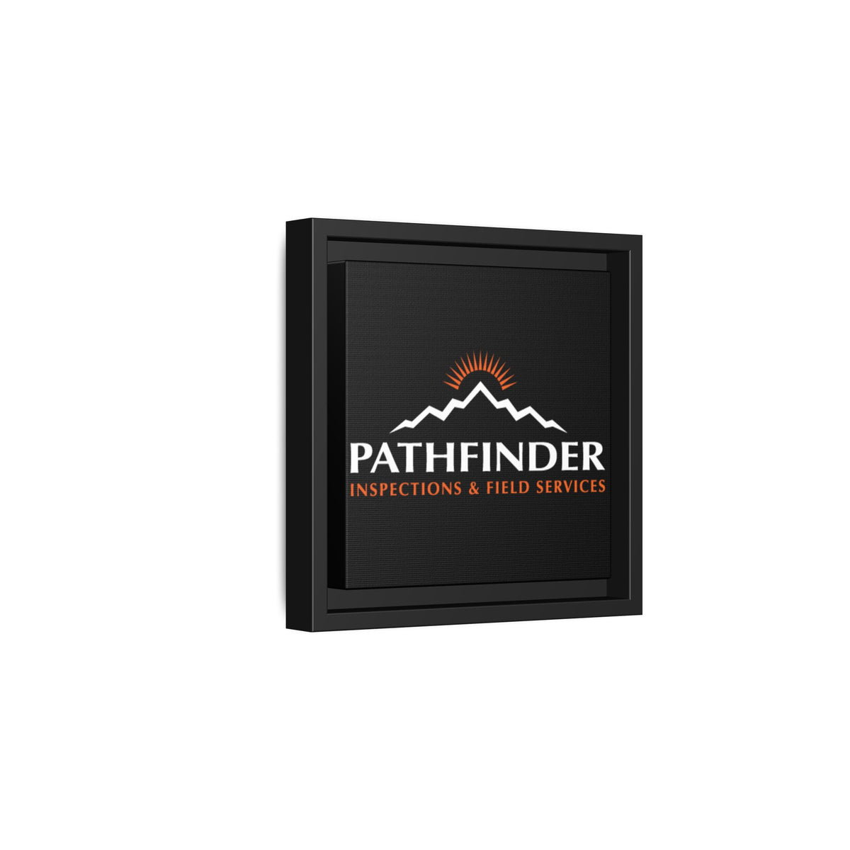 Pathfinder Inspections & Field Services Framed Canvas Wall Art