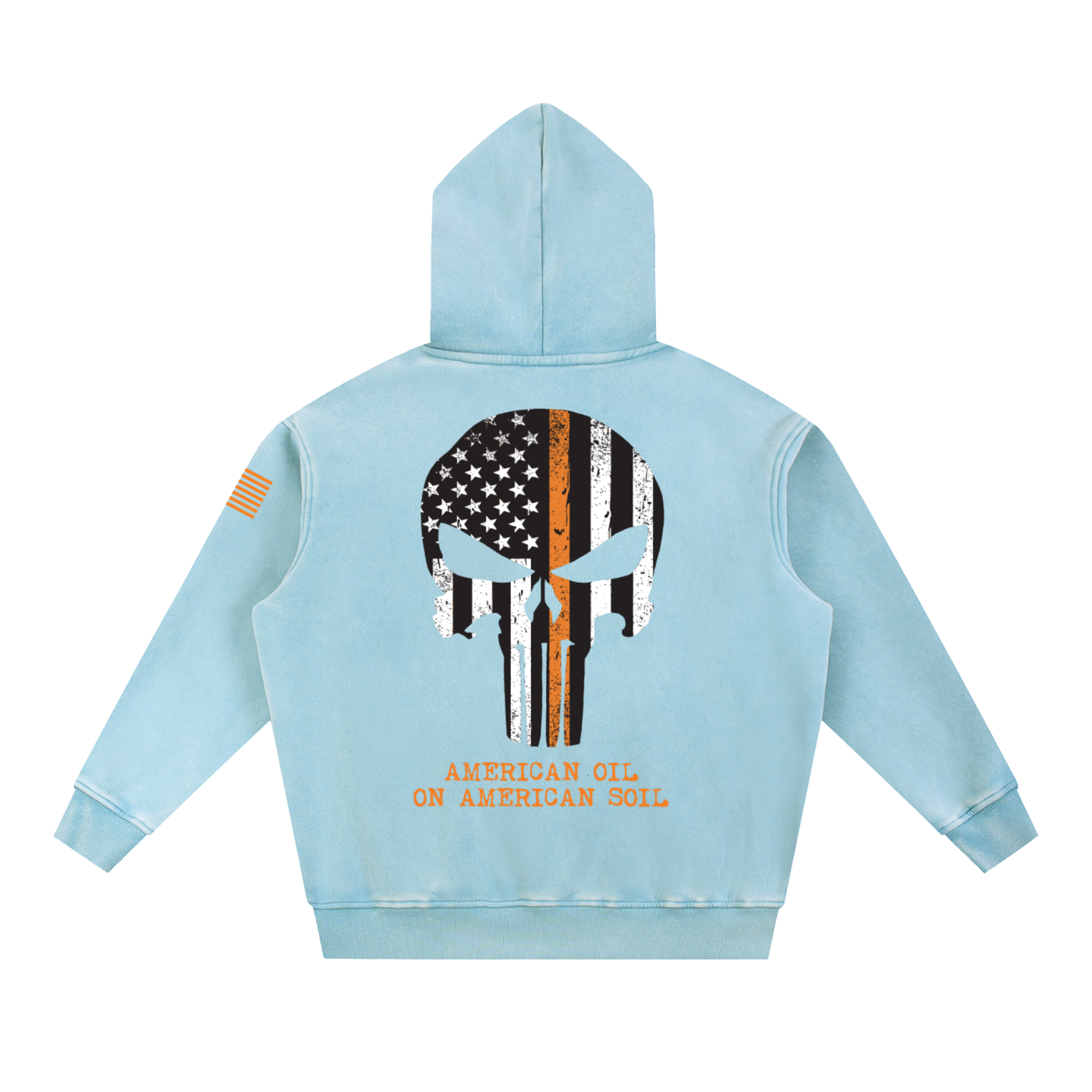 Snow Wash Fleece Oversize Hoodie