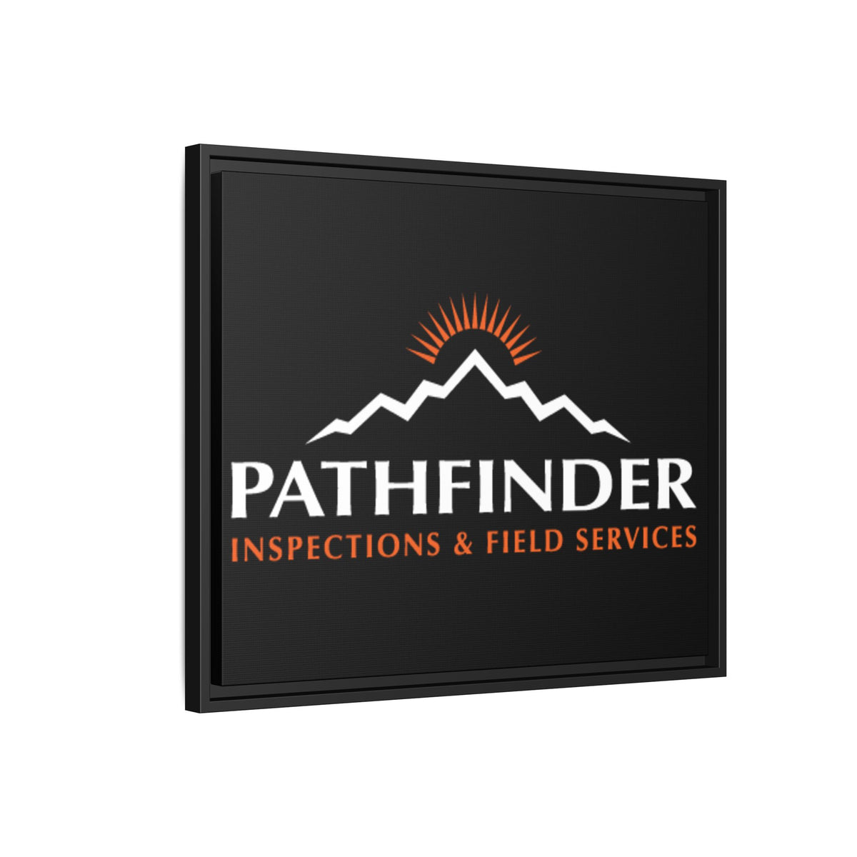 Pathfinder Inspections & Field Services Framed Canvas Wall Art