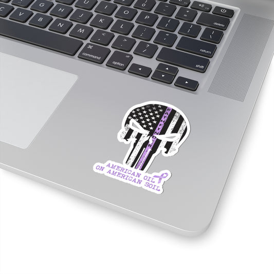 Sticker — "American Oil on American Soil" Vinyl Kiss-Cut