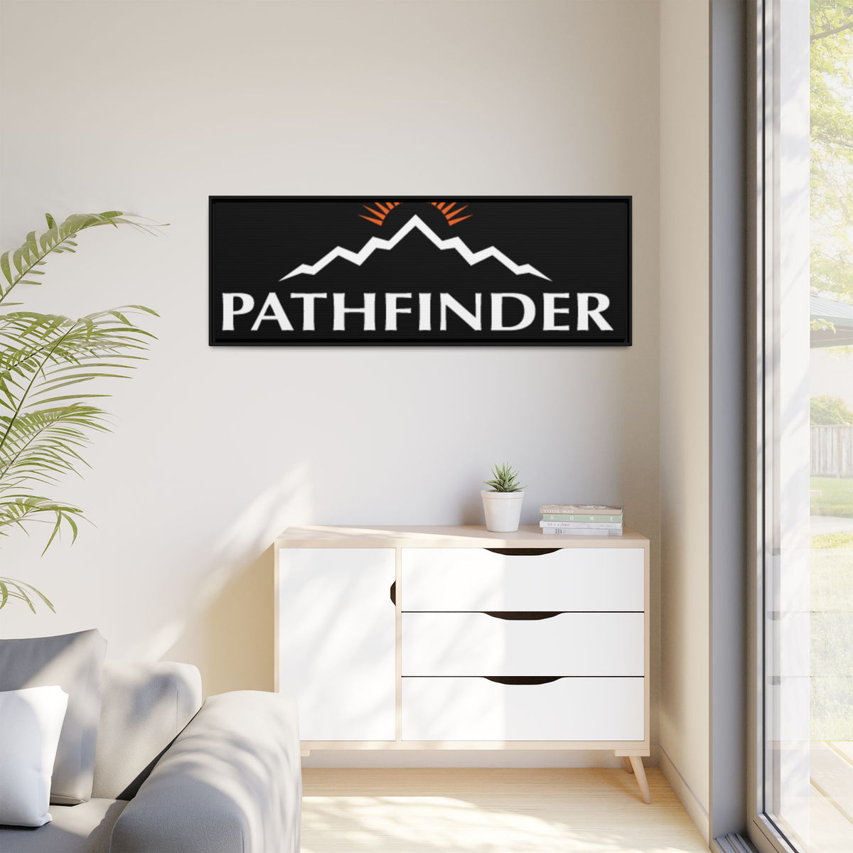 Pathfinder Inspections & Field Services Framed Canvas Wall Art