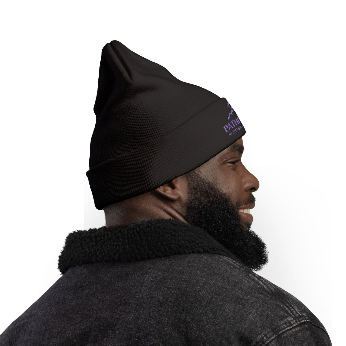 Pathfinder Embroidered Knit Beanie — Outdoor Workwear Cold-Weather Hat