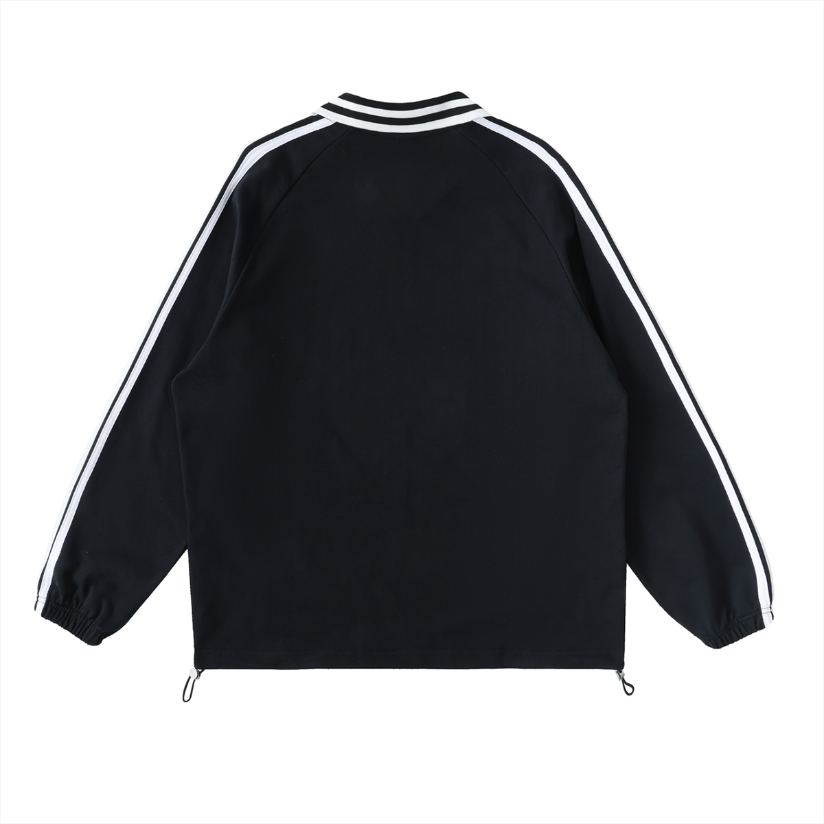 Pathfinder Contrast Striped Lapel Collar Sweatshirt