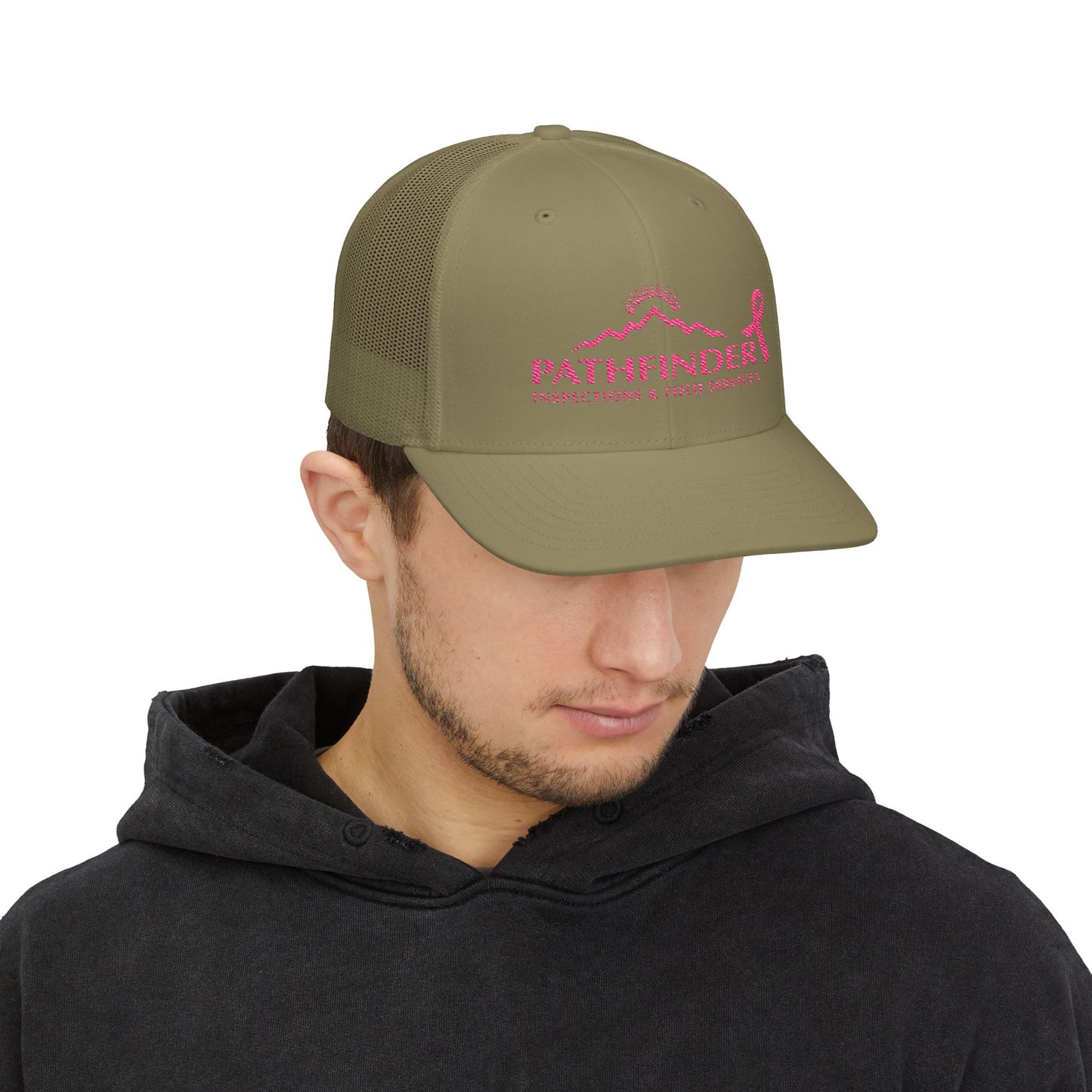 Pathfinder Pink Ribbon Trucker Cap