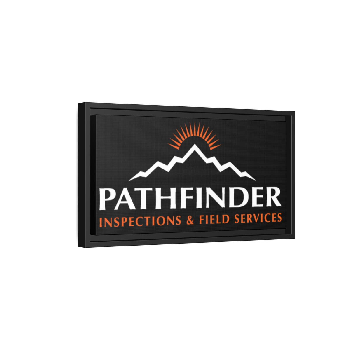Pathfinder Inspections & Field Services Framed Canvas Wall Art