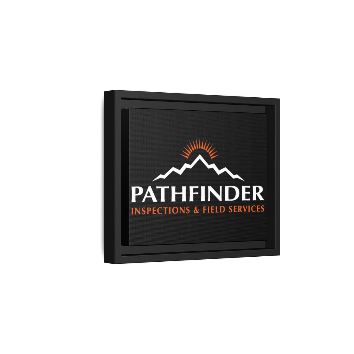 Pathfinder Inspections & Field Services Framed Canvas Wall Art