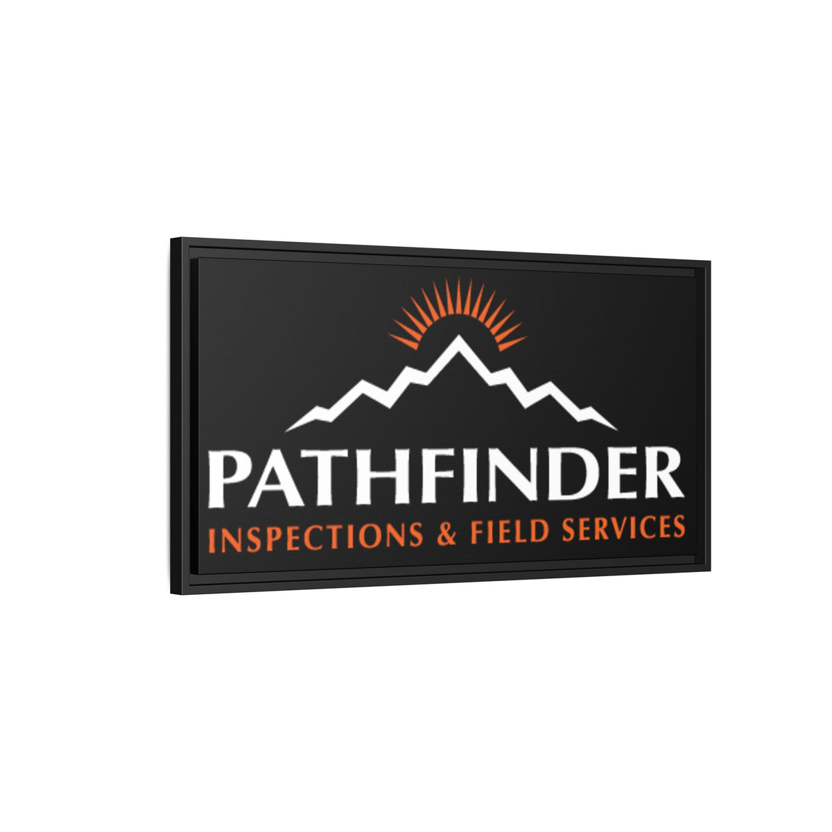 Pathfinder Inspections & Field Services Framed Canvas Wall Art