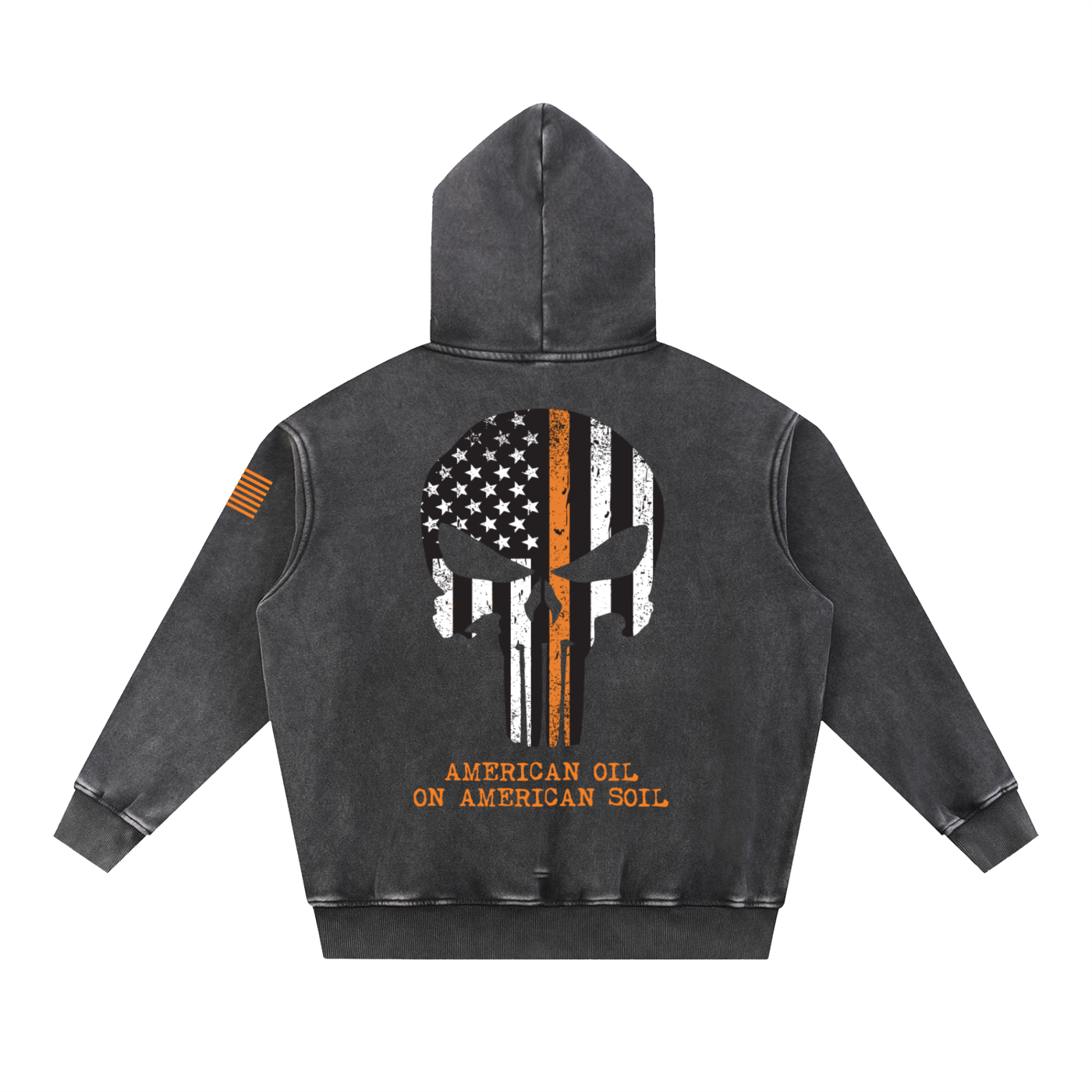 Snow Wash Fleece Oversize Hoodie
