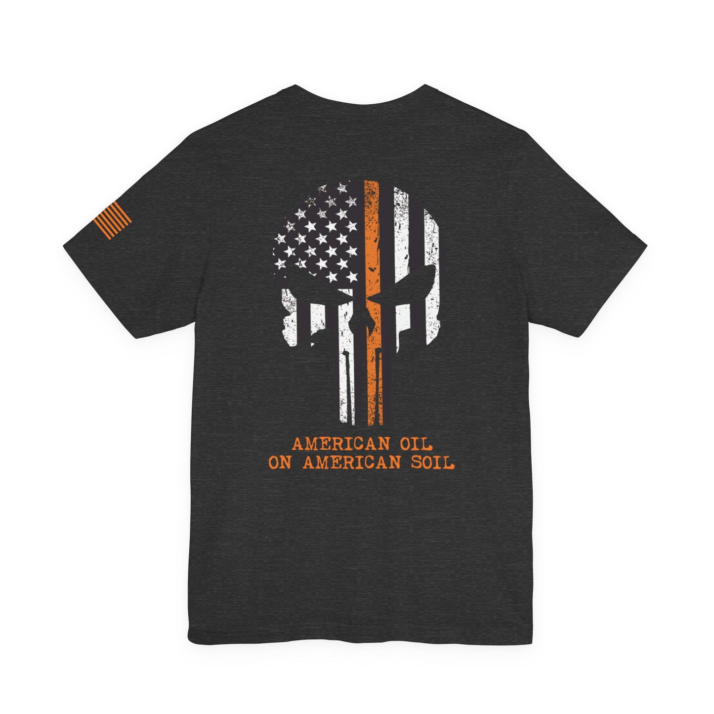 Pathfinder Oil & American Soil T-Shirt — "American Oil on American Soil" Skull Tee