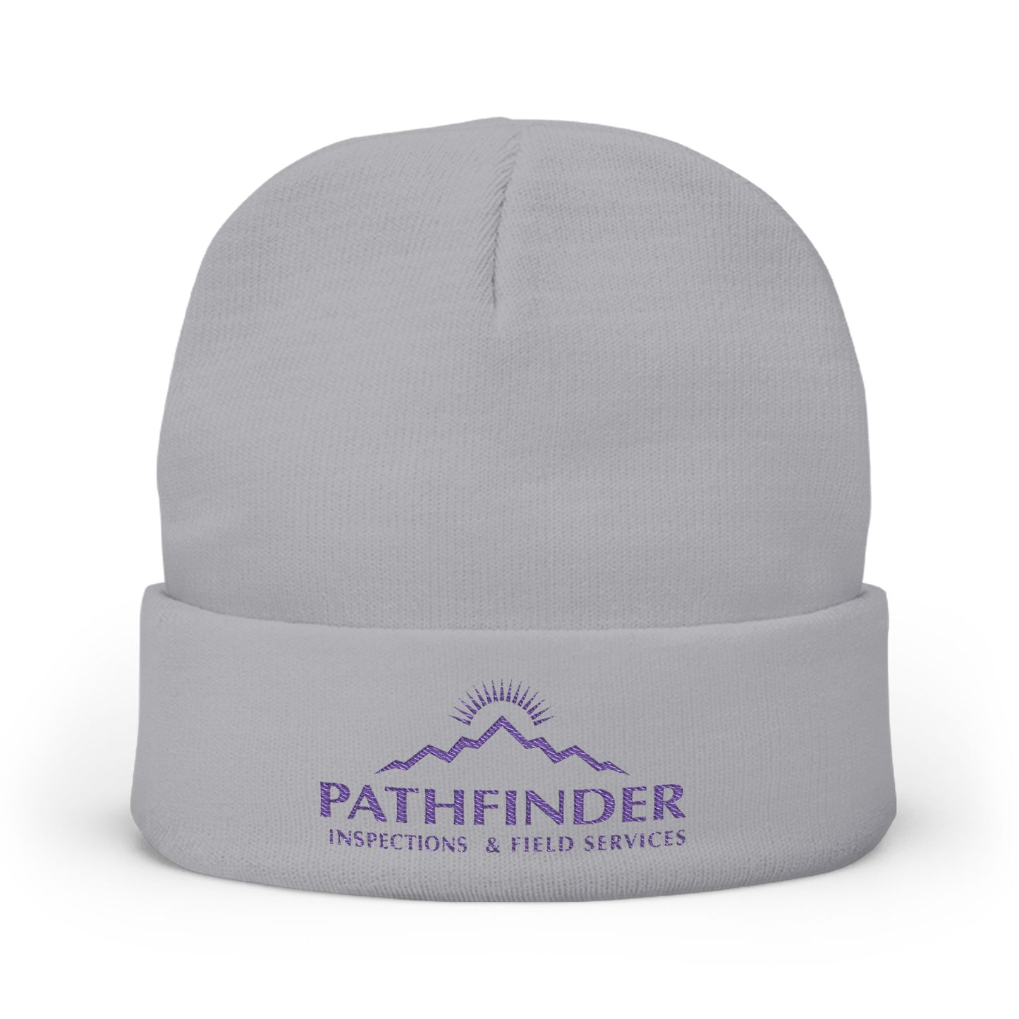 Pathfinder Embroidered Knit Beanie — Outdoor Workwear Cold-Weather Hat