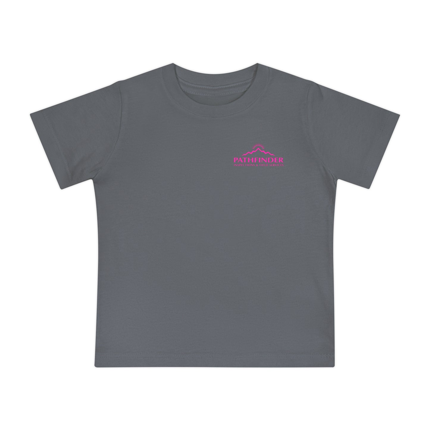 Baby T-Shirt — Pink Ribbon Punisher Skull "American Oil on American Soil"