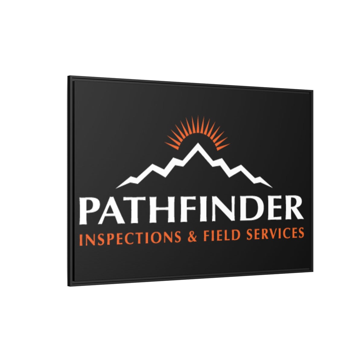 Pathfinder Inspections & Field Services Framed Canvas Wall Art