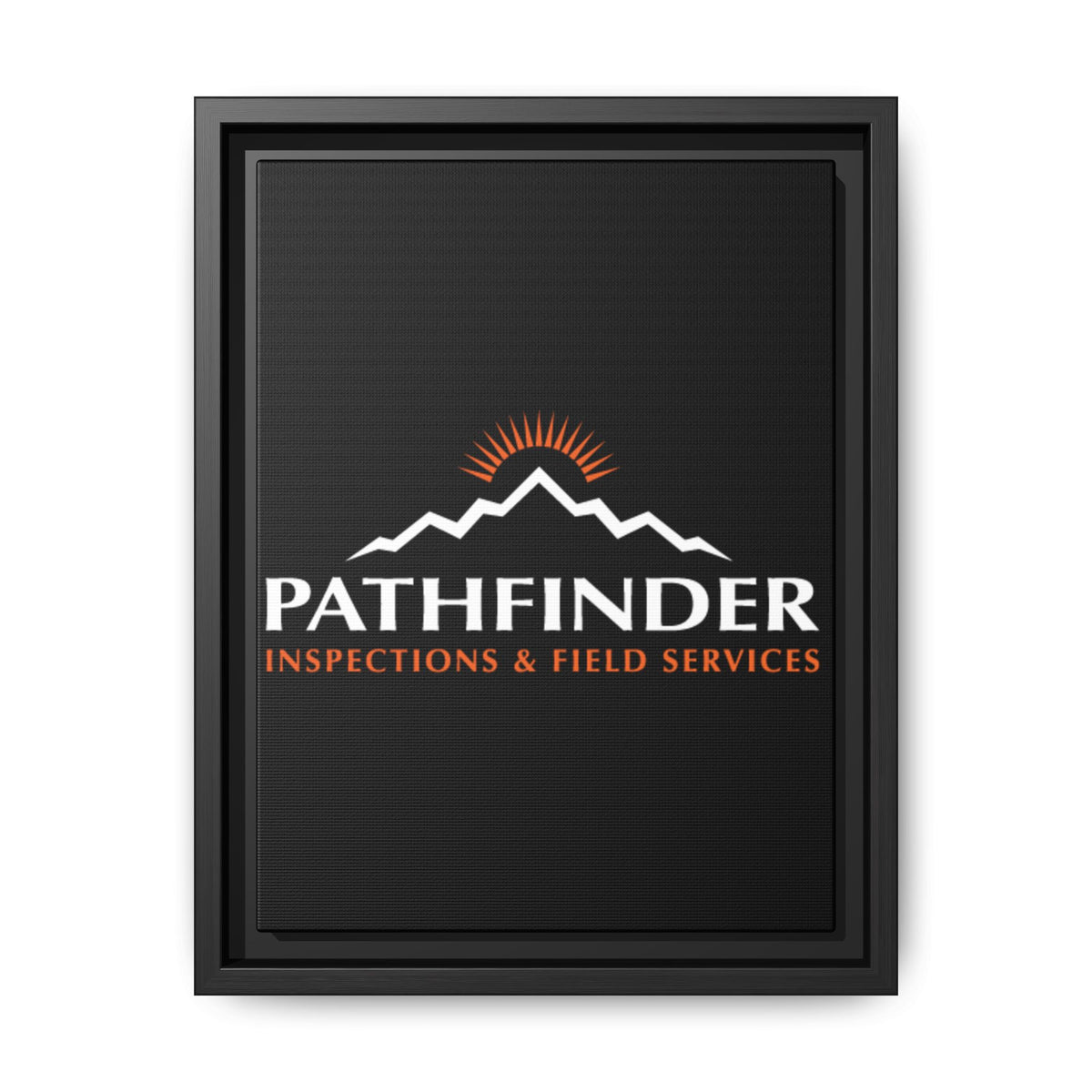 Pathfinder Inspections & Field Services Framed Canvas Wall Art