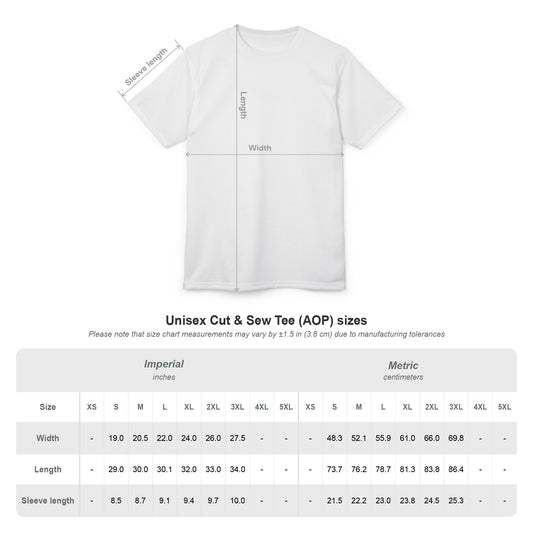 Unisex Cut & Sew Tee (AOP)