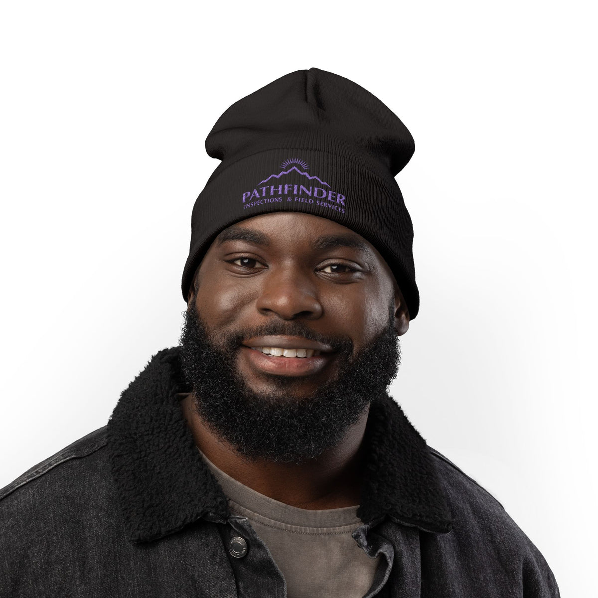 Pathfinder Embroidered Knit Beanie — Outdoor Workwear Cold-Weather Hat