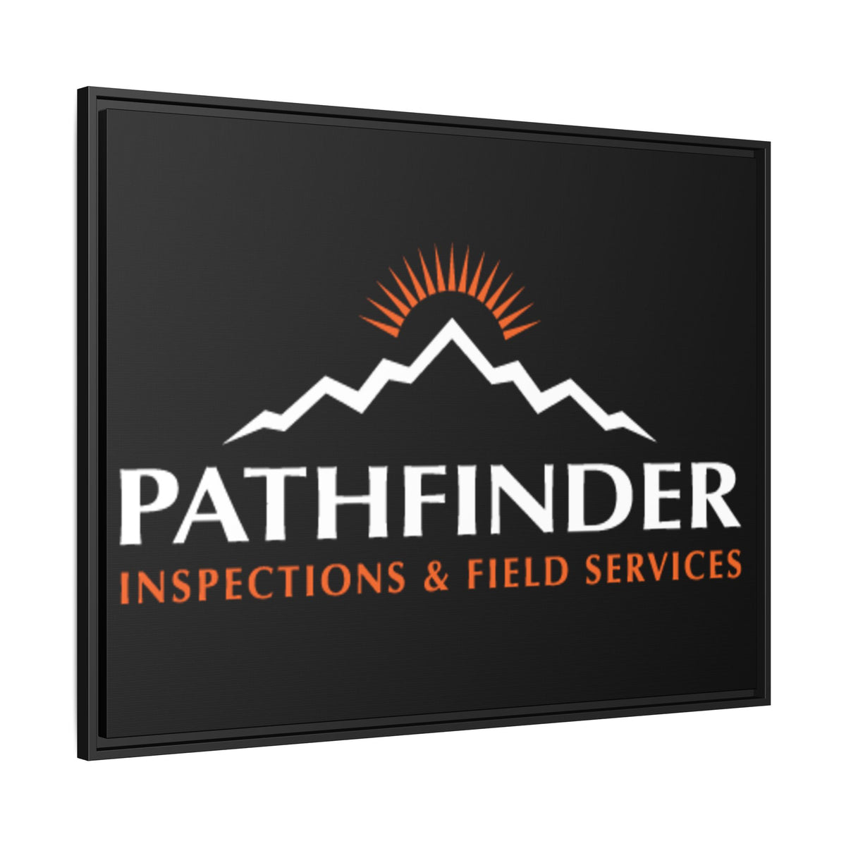Pathfinder Inspections & Field Services Framed Canvas Wall Art