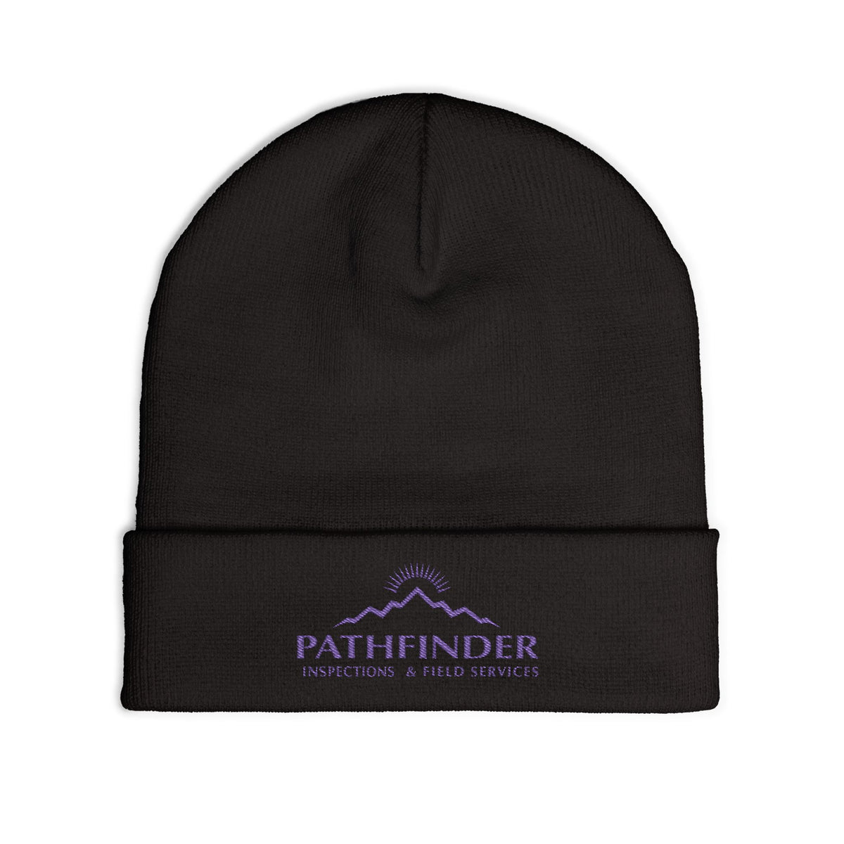 Pathfinder Embroidered Knit Beanie — Outdoor Workwear Cold-Weather Hat