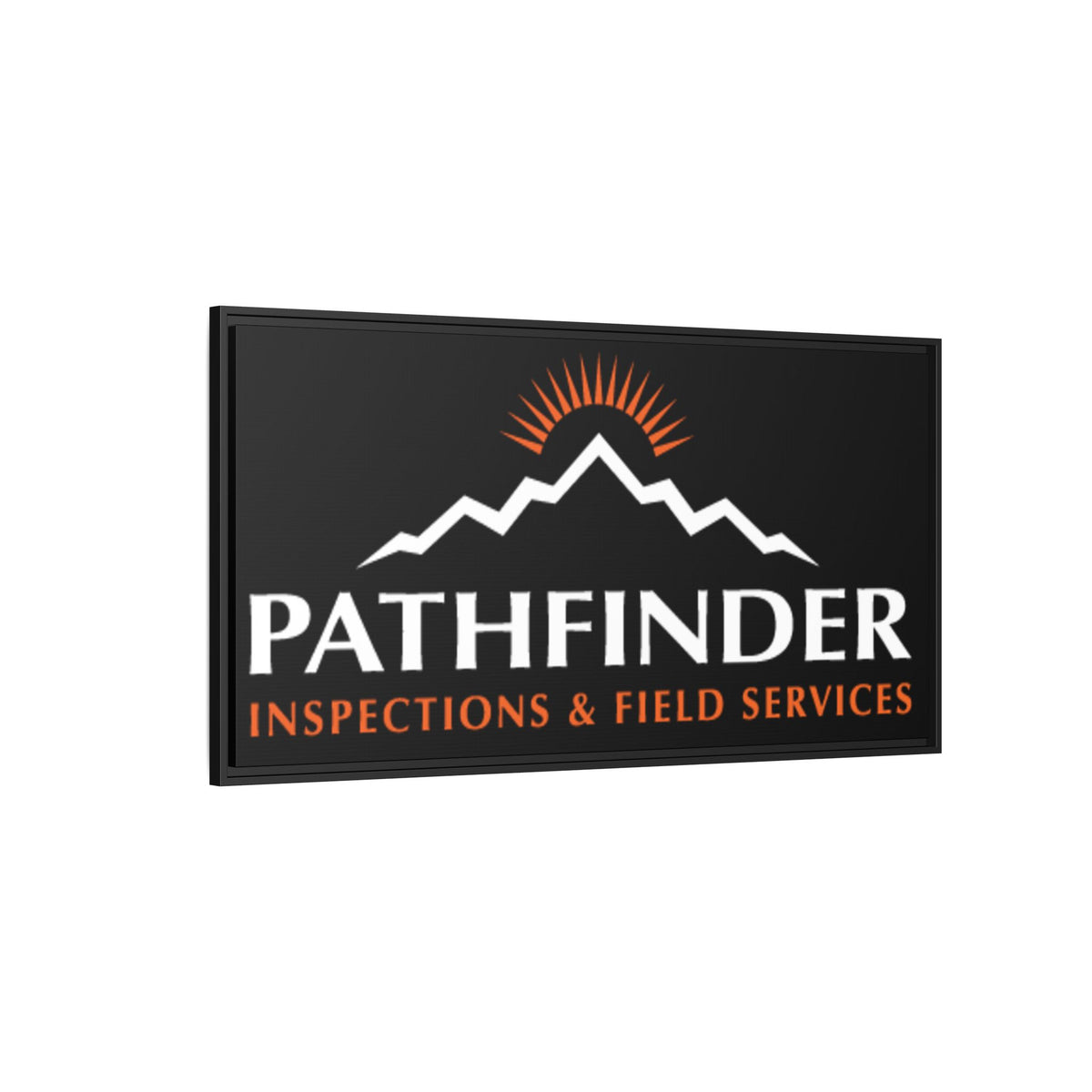 Pathfinder Inspections & Field Services Framed Canvas Wall Art