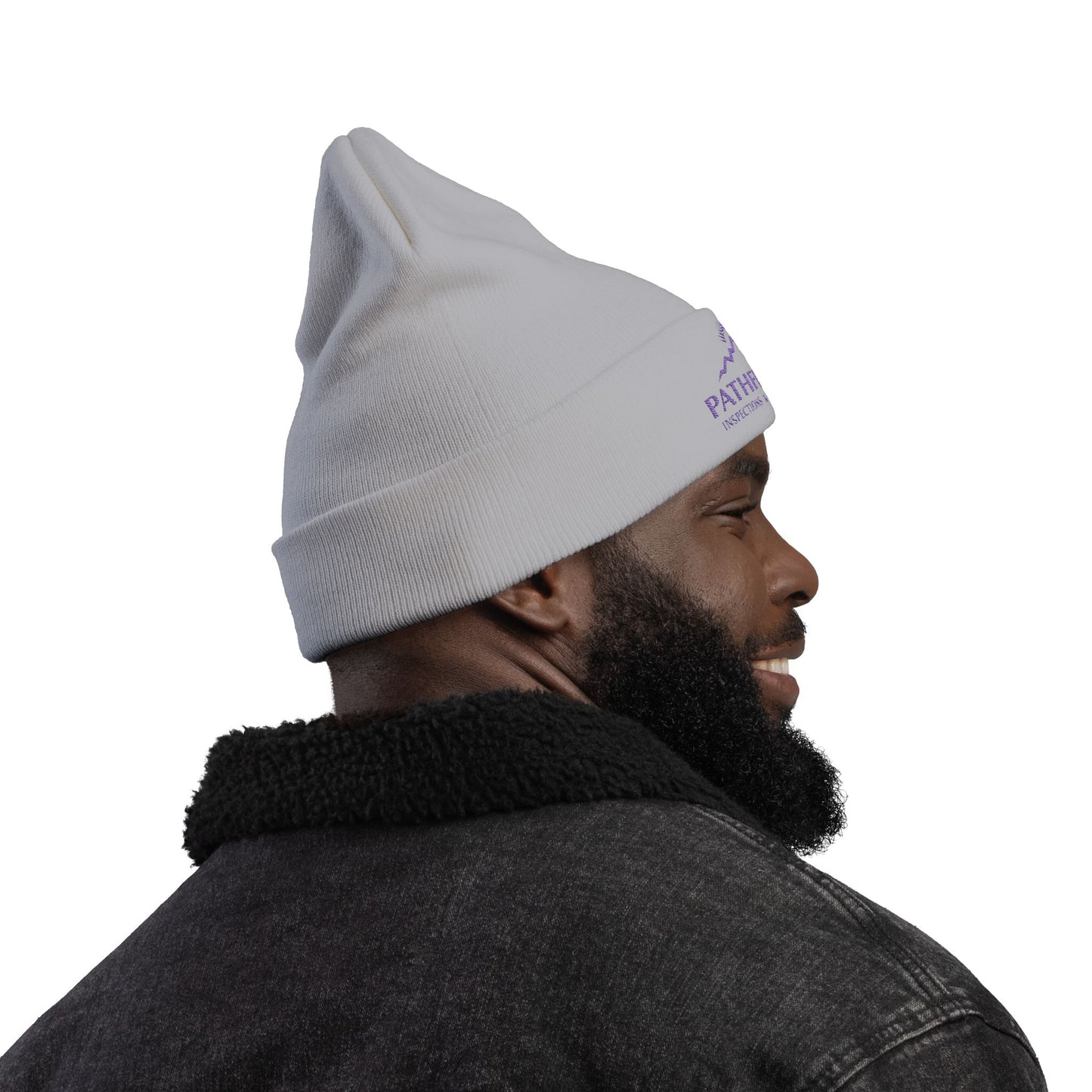 Pathfinder Embroidered Knit Beanie — Outdoor Workwear Cold-Weather Hat