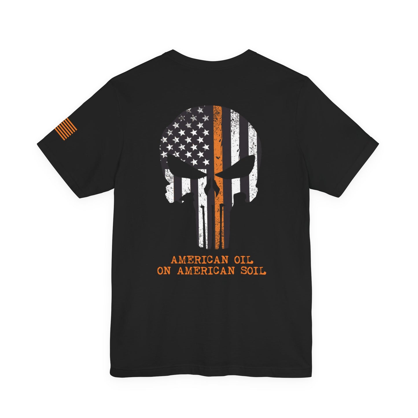 Pathfinder Oil & American Soil T-Shirt — "American Oil on American Soil" Skull Tee