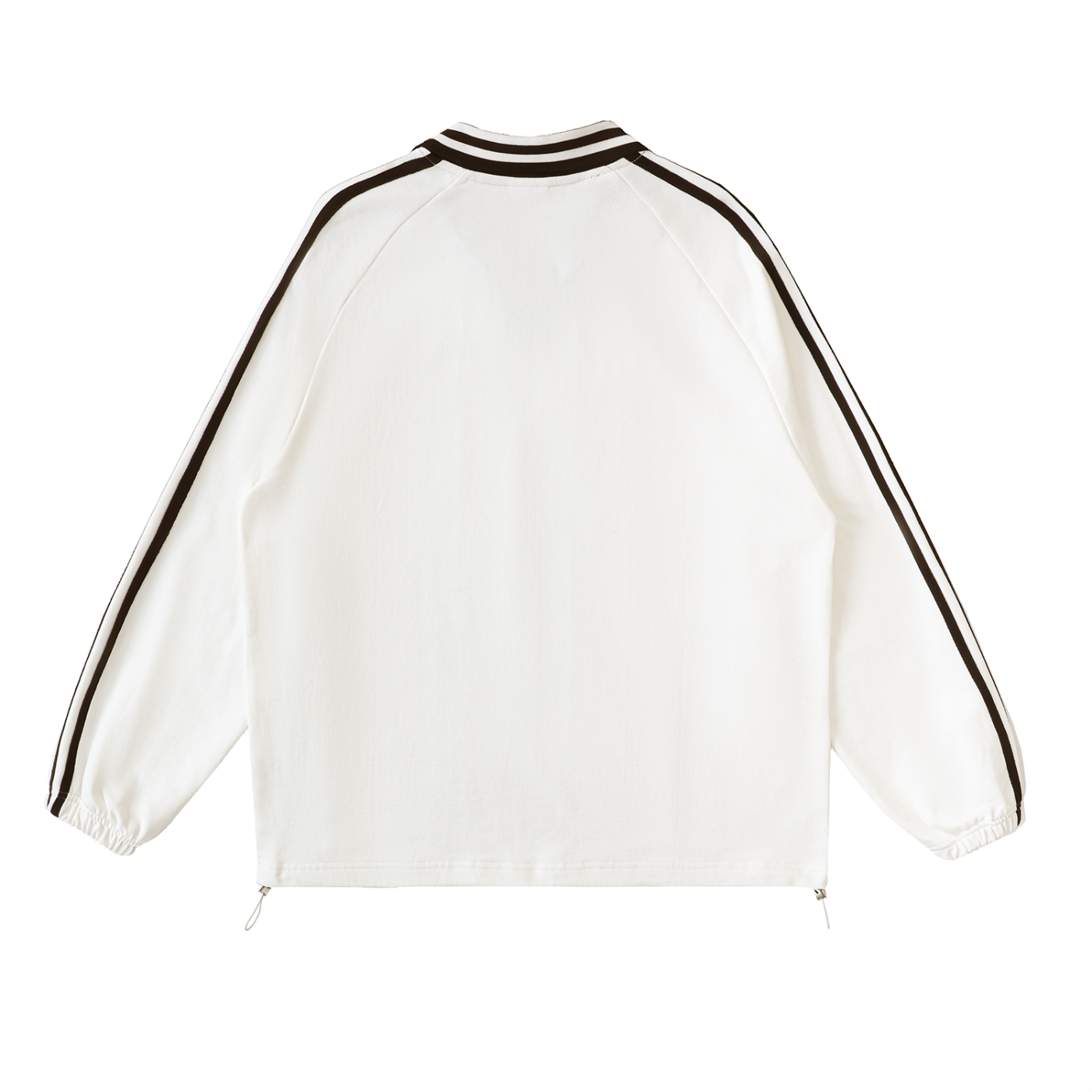 Pathfinder Contrast Striped Lapel Collar Sweatshirt